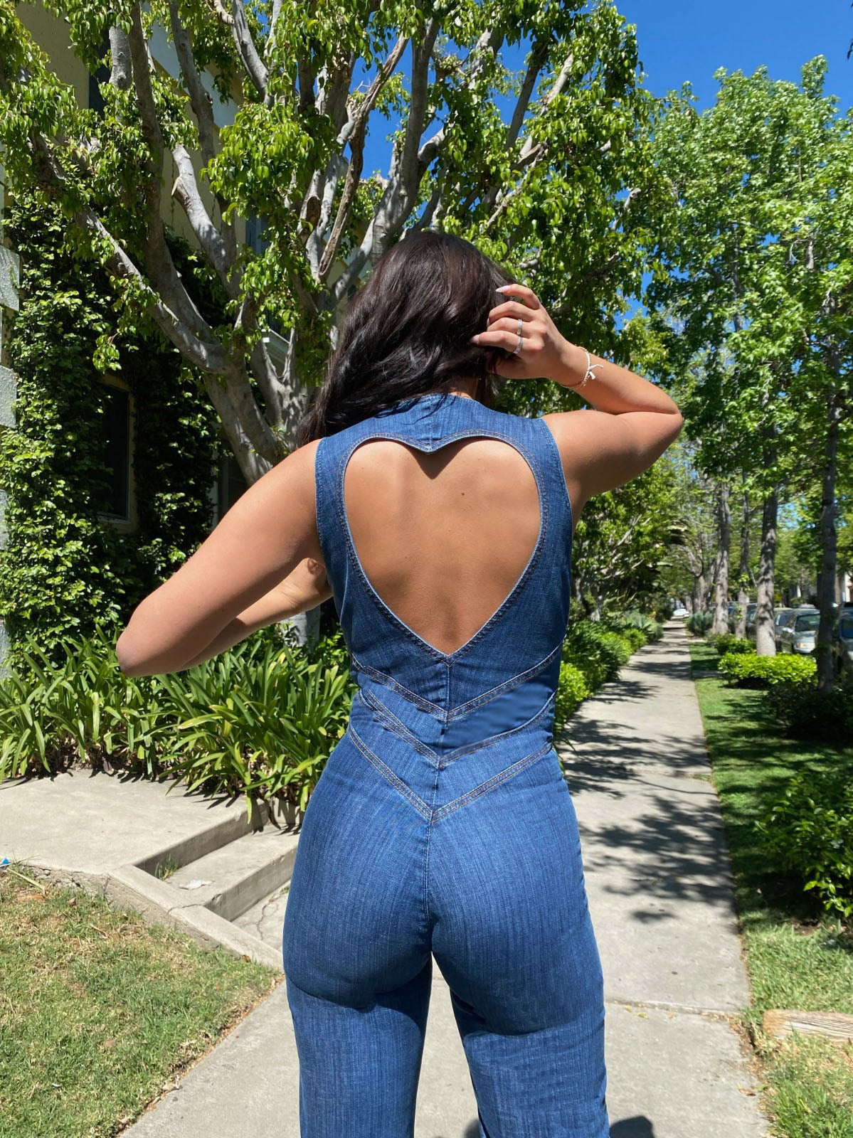 AMALIE – Denim Jumpsuit