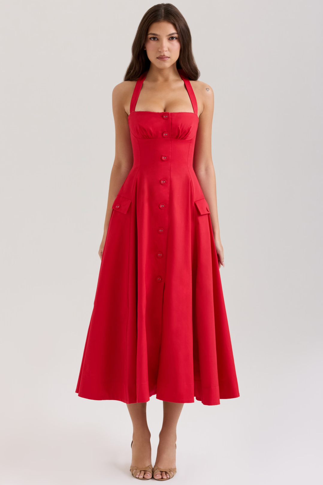 AMILIA | Flare Maxi Jurk