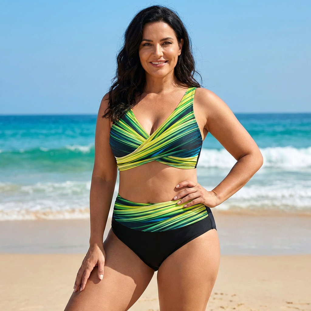 NAIARA | Stijlvolle Cross-Wrap Swimwear