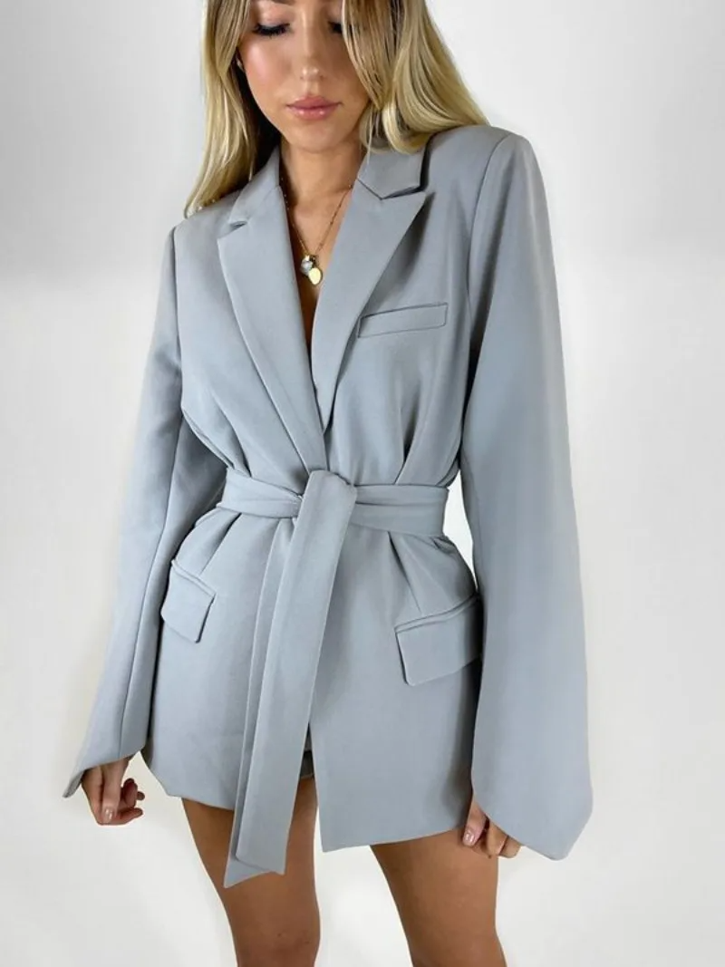 AIMEE | Getailleerde Blazer Met Tailleband