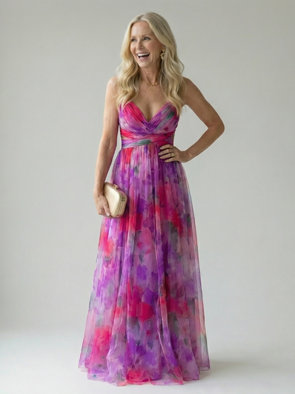 ELINE | Zachte Wikkel Maxi Jurk