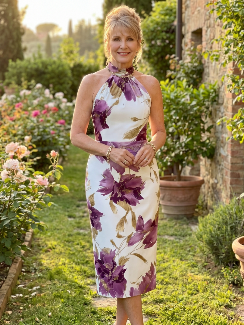 ROMY | Halter Maxi Jurk