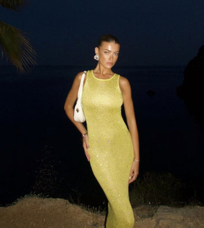 KATE | Mouwloze Maxi Jurk