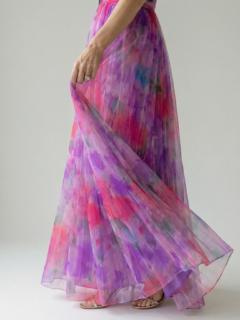 ELINE | Zachte Wikkel Maxi Jurk
