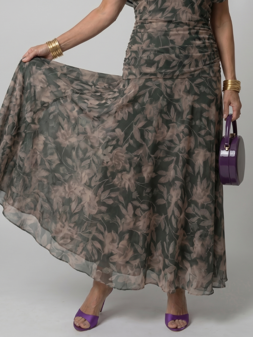 ANNEMARIE | Off Shoulder Flow Maxi Jurk