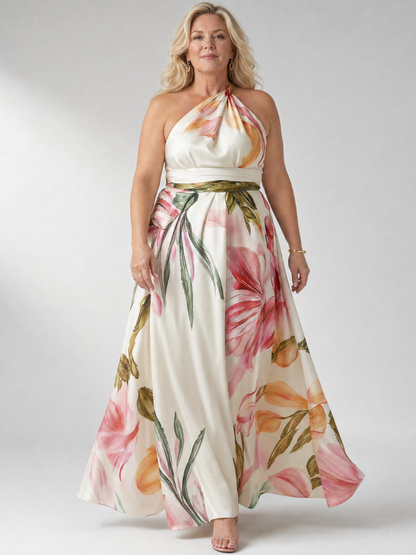 FEMKE | Bloemen Maxi Jurk
