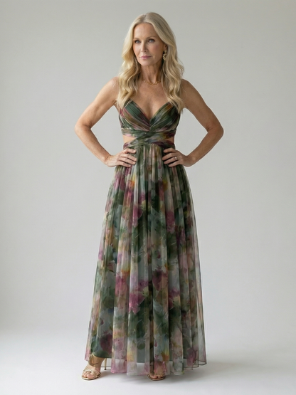ELINE | Zachte Wikkel Maxi Jurk