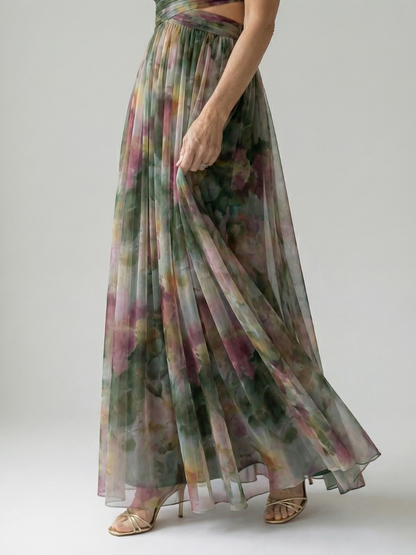 ELINE | Zachte Wikkel Maxi Jurk