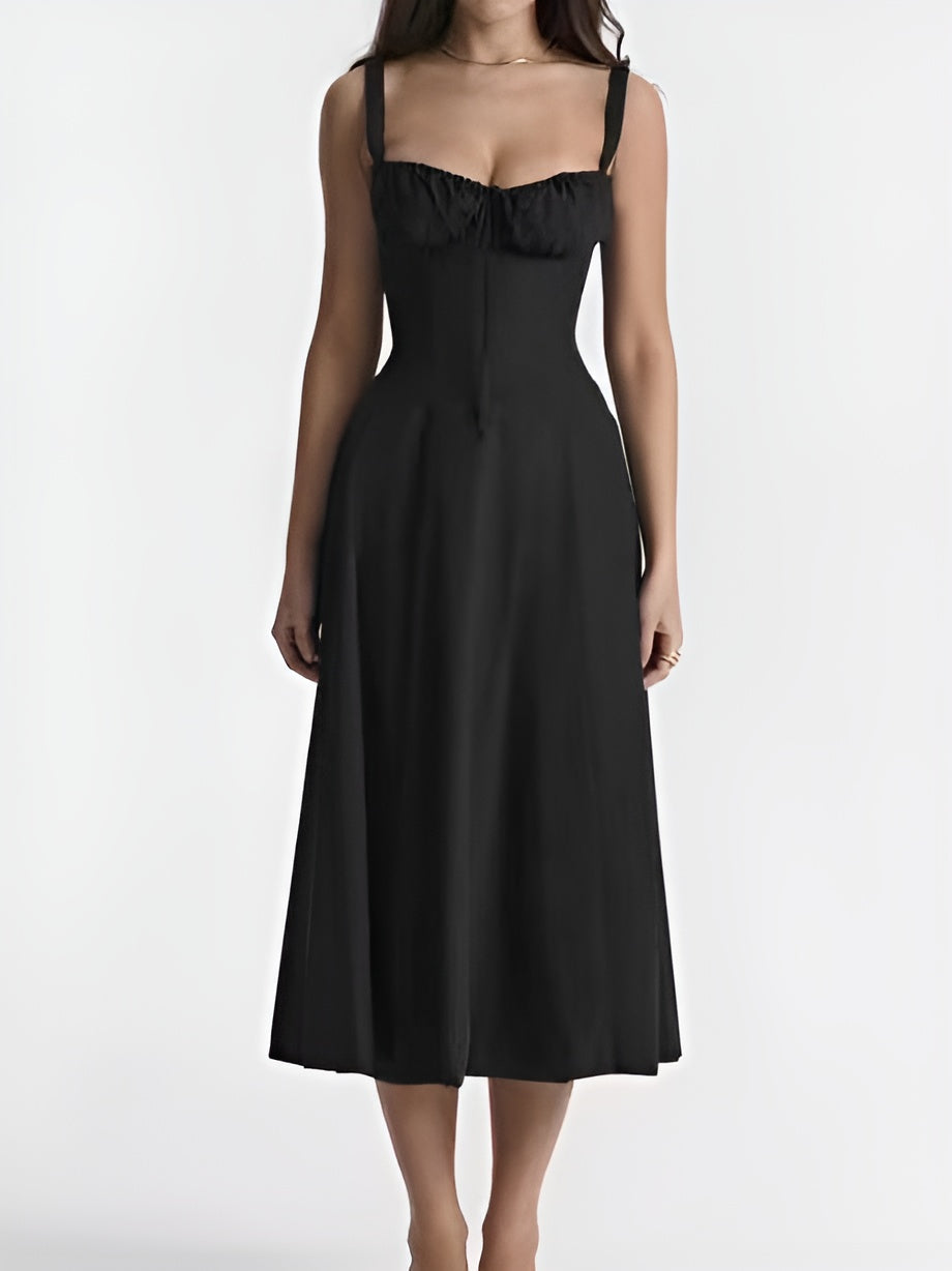 LUCIE – Korset Midi Dress