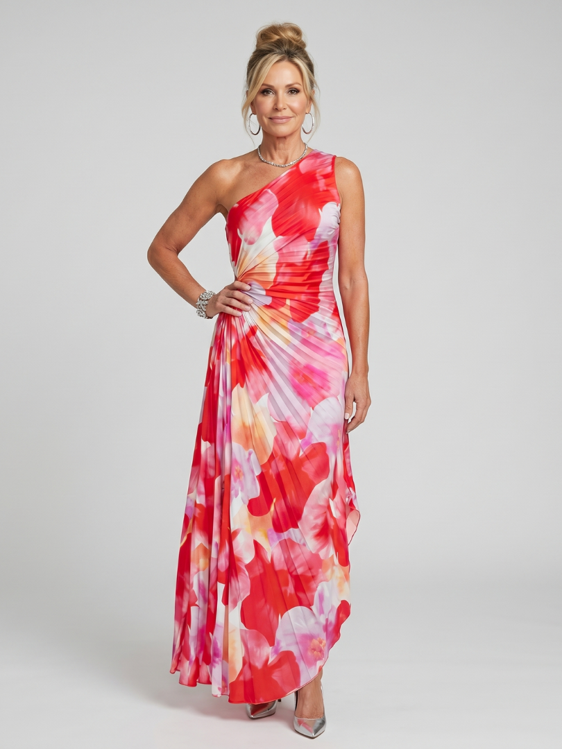 LOTTE | One Shoulder Maxi Jurk