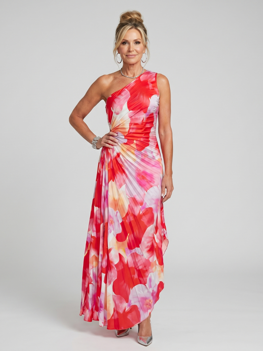 LOTTE | One Shoulder Maxi Jurk