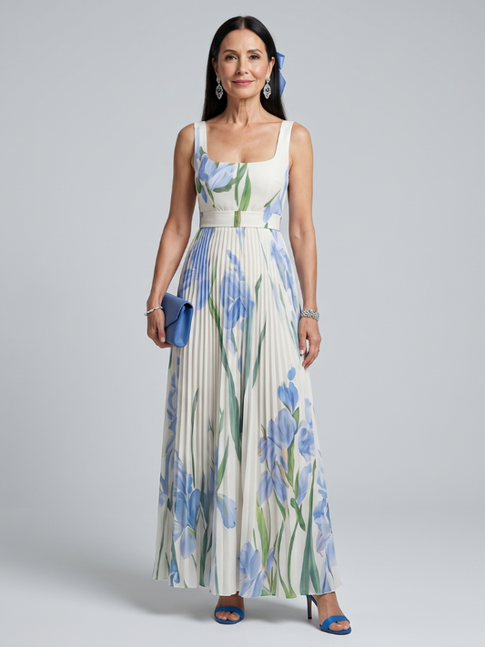 NOËLLE | Floral Print Maxi Jurk