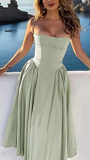 NOVA | Korset Midi Jurk