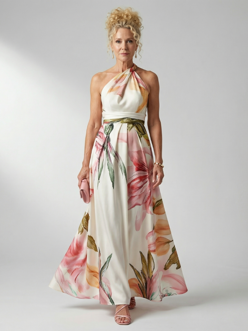 FEMKE | Bloemen Maxi Jurk