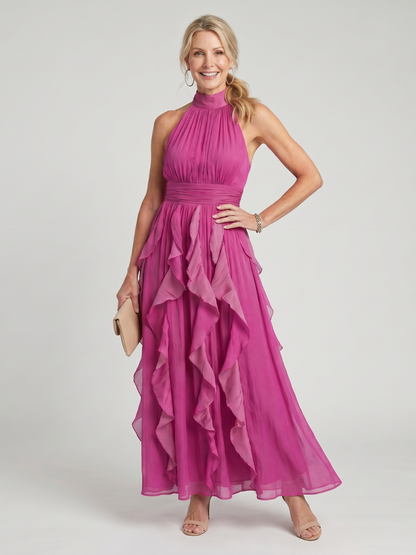 MILOU | High Neck Maxi Jurk