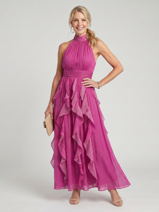 MILOU | High Neck Maxi Jurk