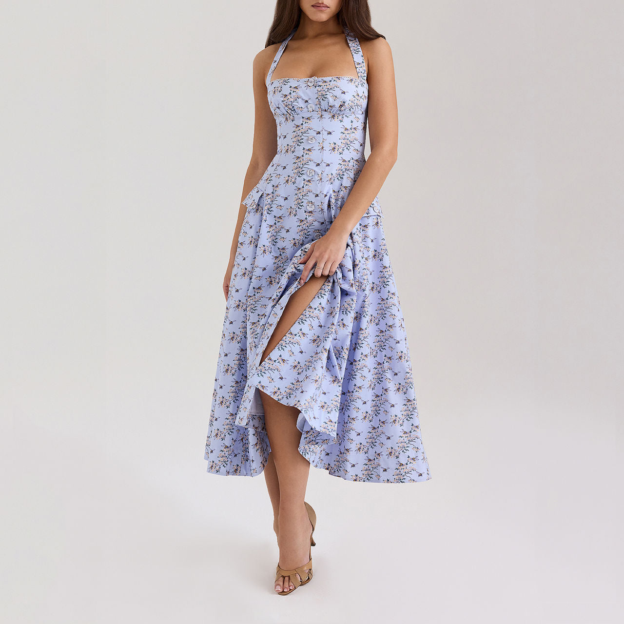 AMILIA | Flare Maxi Jurk