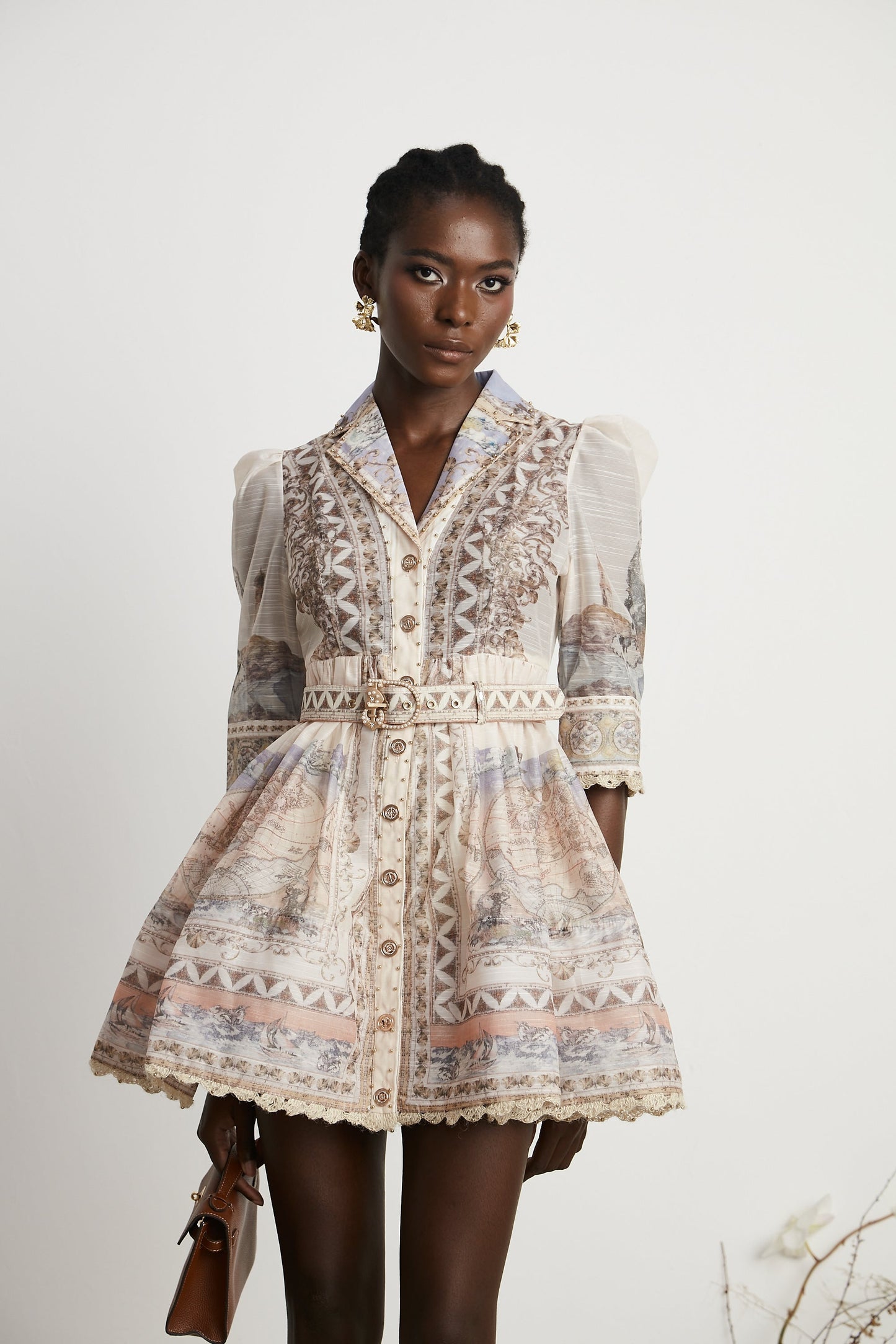 KATHARINA | Mini-jurk met riem