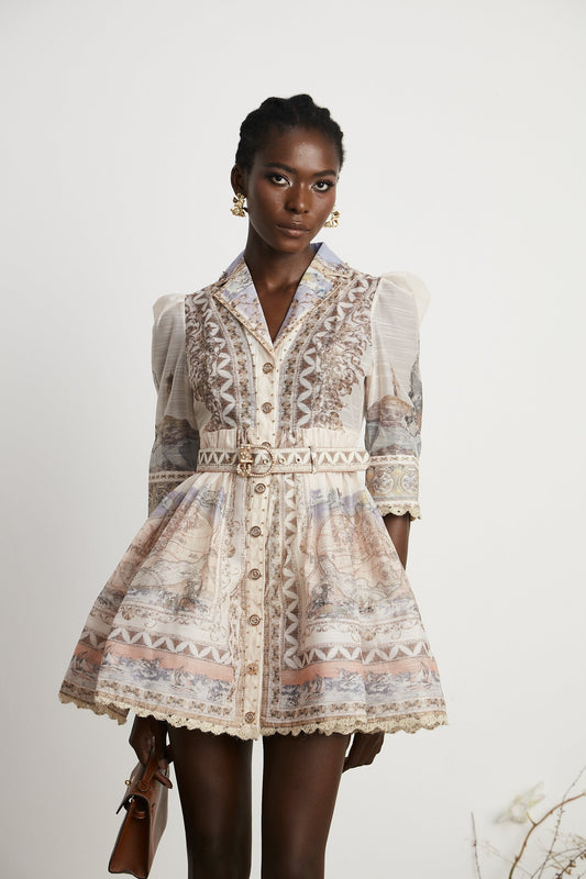 KATHARINA | Mini-jurk met riem