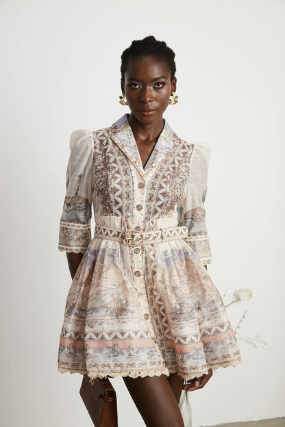 KATHARINA | Mini-jurk met riem