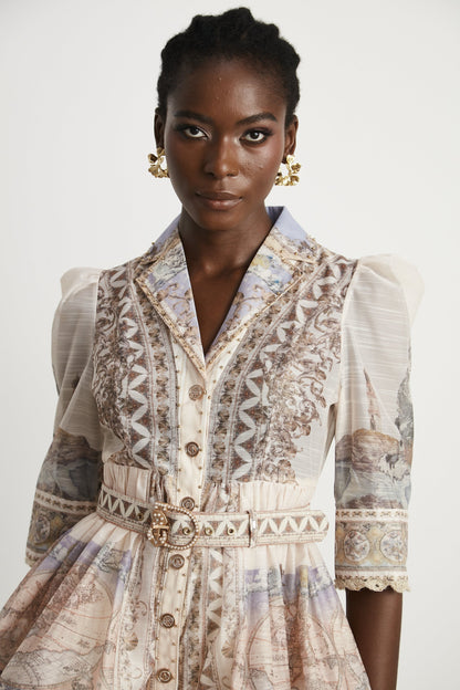 KATHARINA | Mini-jurk met riem