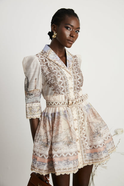 KATHARINA | Mini-jurk met riem