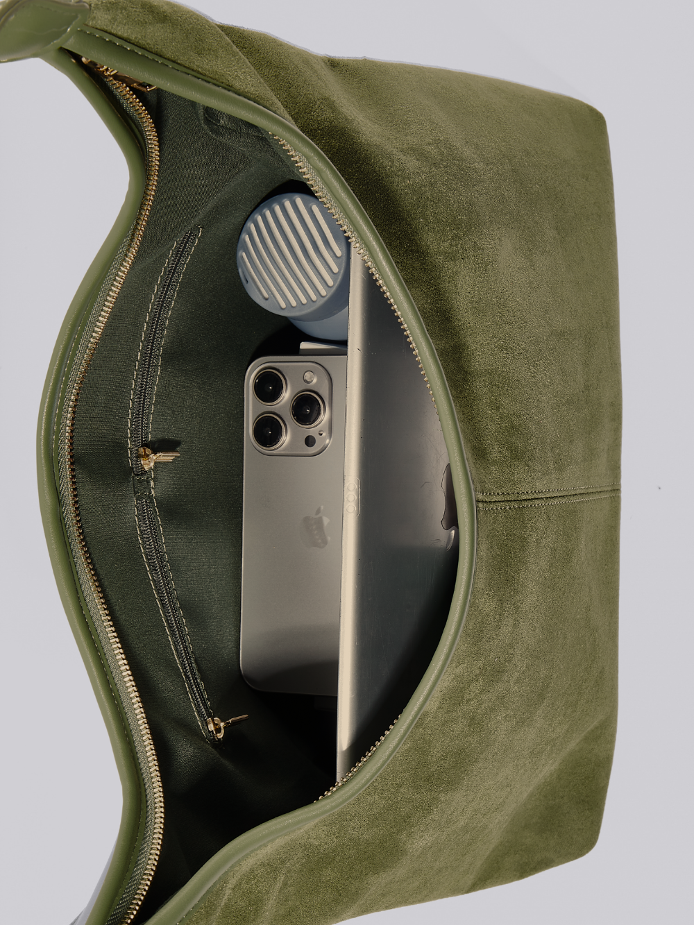 Suede Daily Lederen Tote