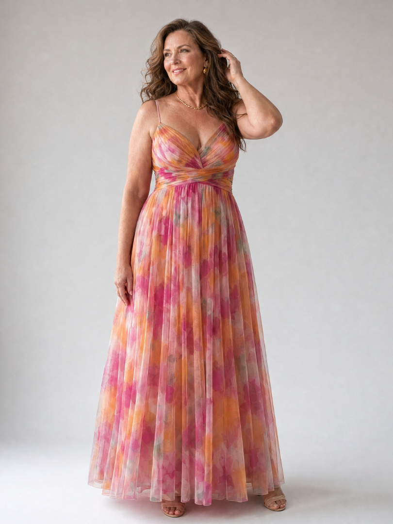 ELINE | Zachte Wikkel Maxi Jurk