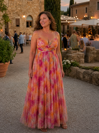 ELINE | Zachte Wikkel Maxi Jurk