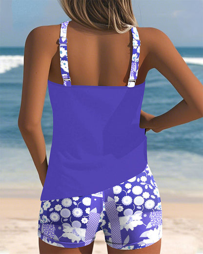 TRIANA | Florale Tankini Shorts Set