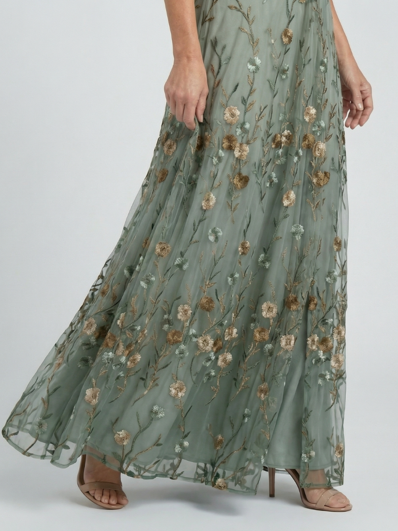 LIV | Halter Bloemen Maxi Jurk