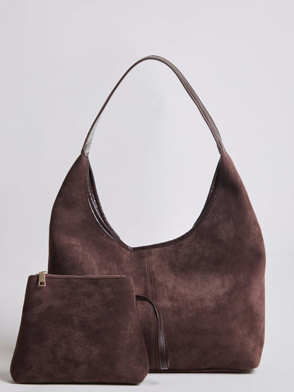 Suede Daily Lederen Tote