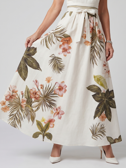 LARISSA | Draped Halter Maxi Jurk