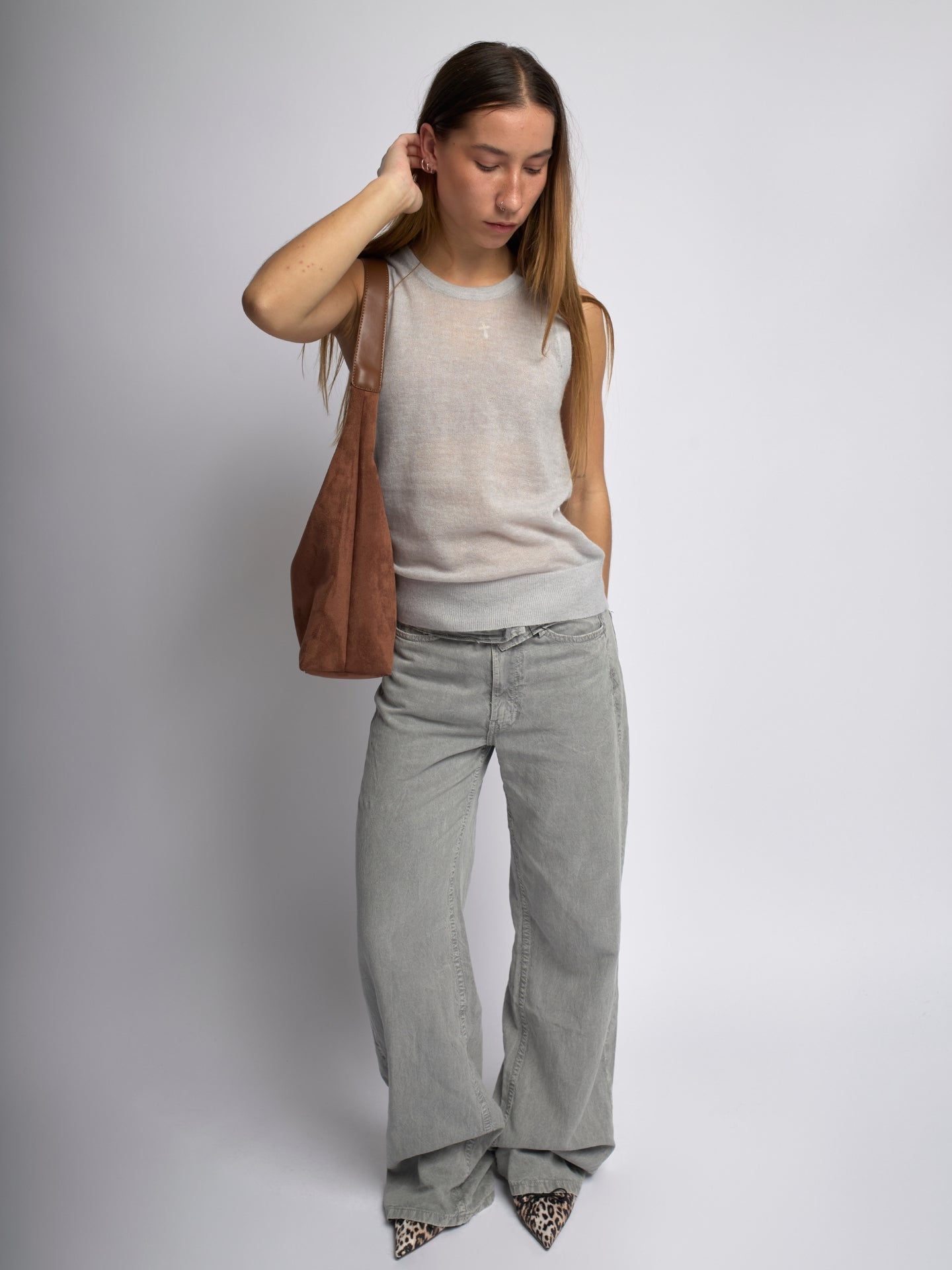 Suede Daily Lederen Tote