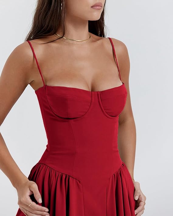 NOVA | Korset Midi Jurk