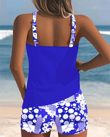 TRIANA | Florale Tankini Shorts Set