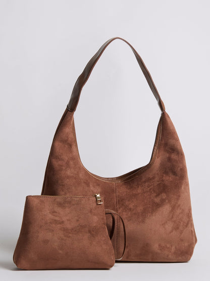Suede Daily Lederen Tote