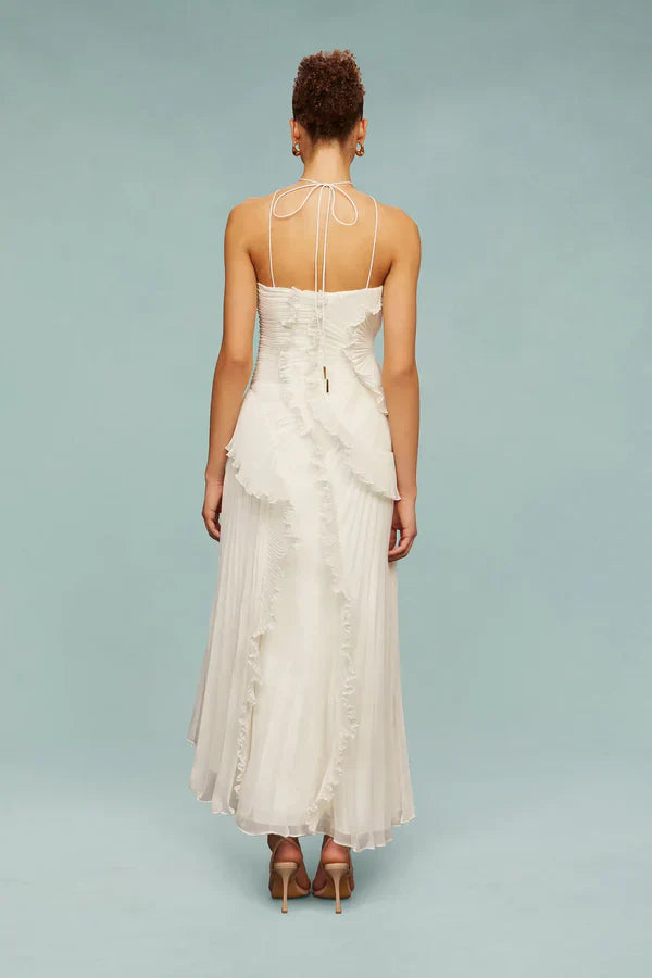 LIYANA | Spiraalvormige Maxi Jurk