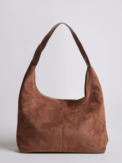 Suede Daily Lederen Tote