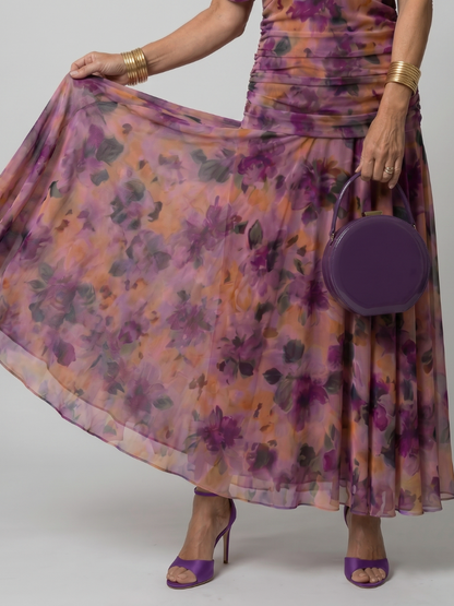 ANNEMARIE | Off Shoulder Flow Maxi Jurk