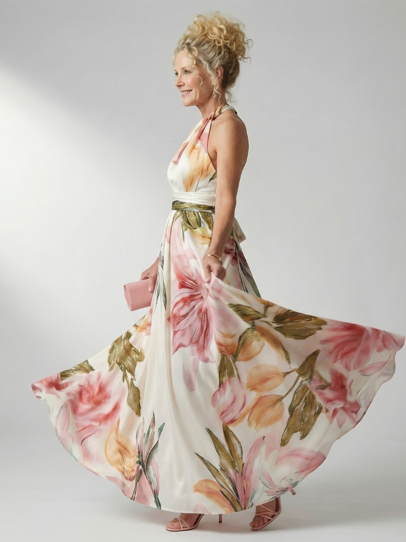FEMKE | Bloemen Maxi Jurk