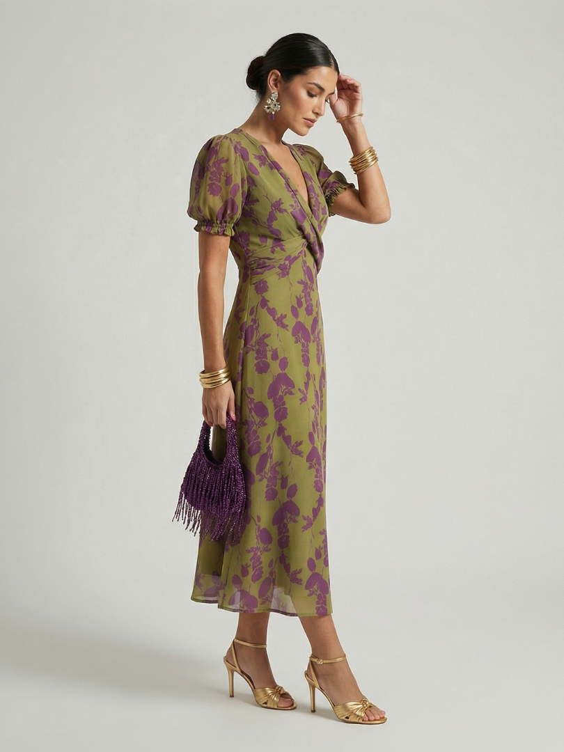 LISANNE | Bloemen Maxi Jurk