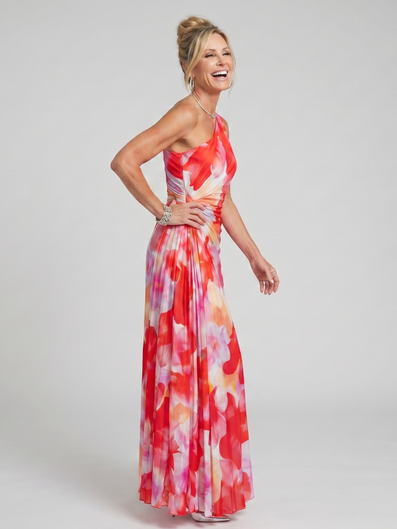 LOTTE | One Shoulder Maxi Jurk