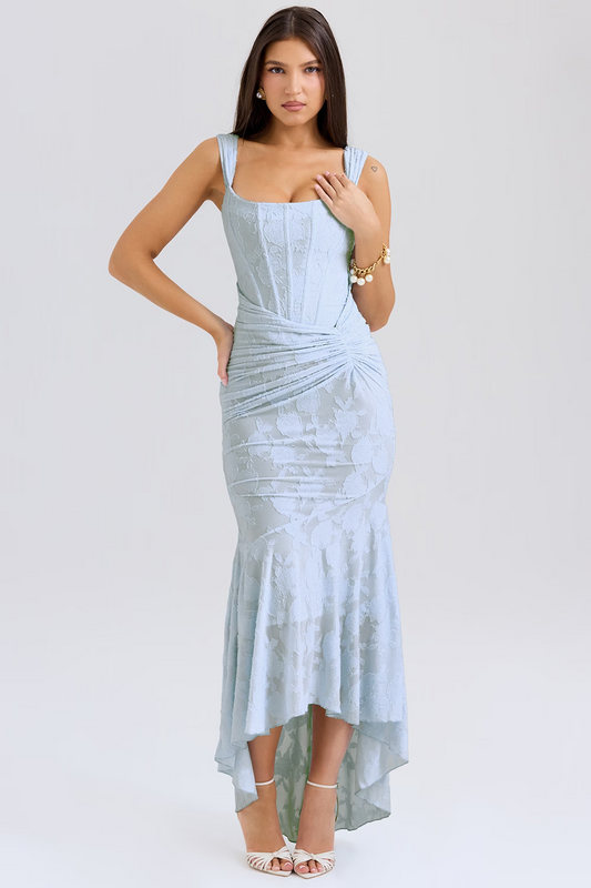 CHEYENNE | Jacquard Maxijurk