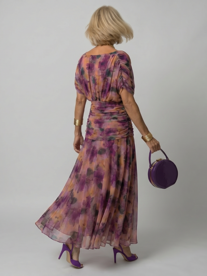 ANNEMARIE | Off Shoulder Flow Maxi Jurk