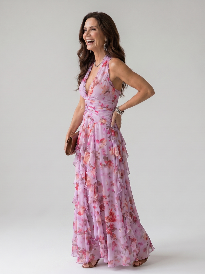 DAPHNE | Floral Maxi Jurk