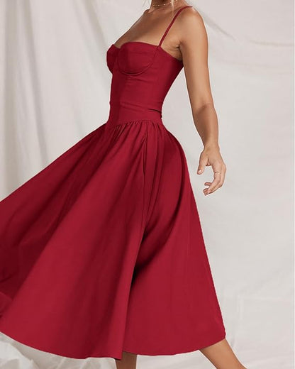 NOVA | Korset Midi Jurk