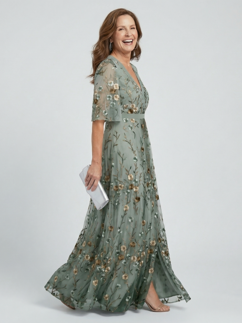 LIV | Halter Bloemen Maxi Jurk
