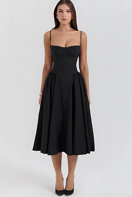 NOVA | Korset Midi Jurk