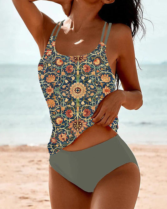 CARMEN | Boho Tankini Swim Set